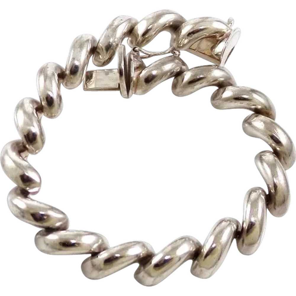 Italian San Marco Bracelet set in Sterling - image 1