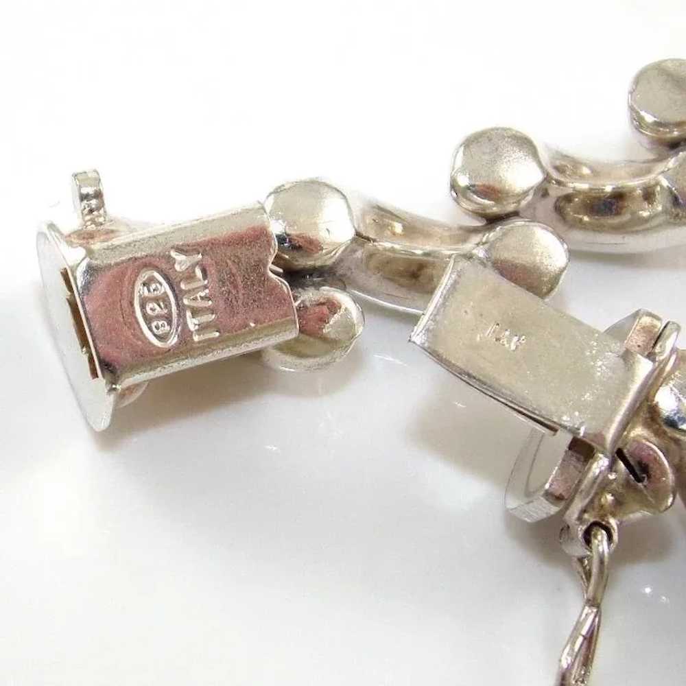 Italian San Marco Bracelet set in Sterling - image 2