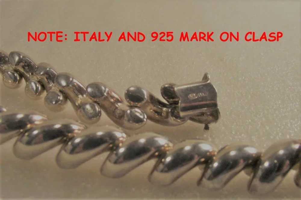 Italian San Marco Bracelet set in Sterling - image 4