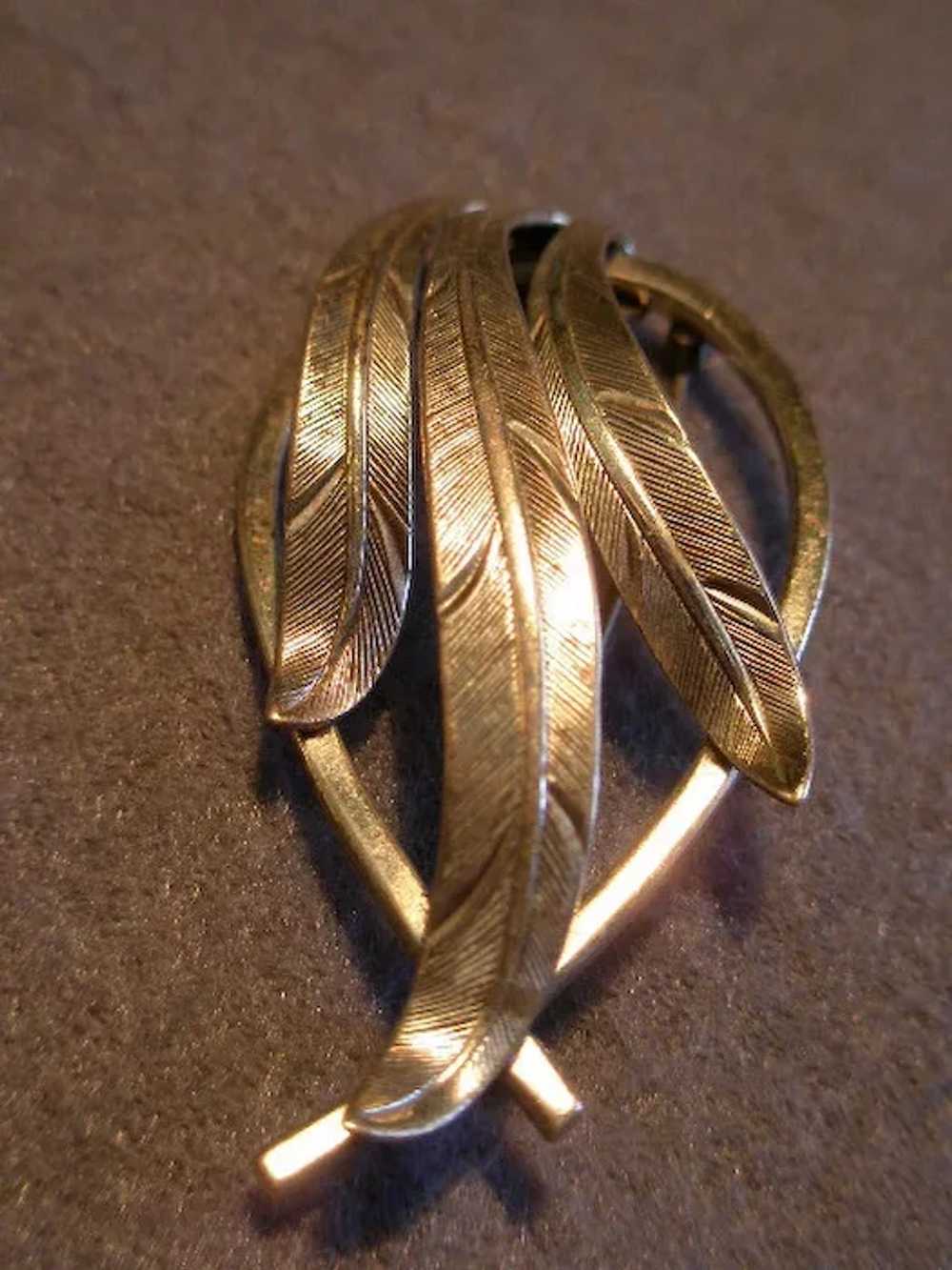 Danecraft Sterling Silver Mid-Century "Feather" M… - image 2