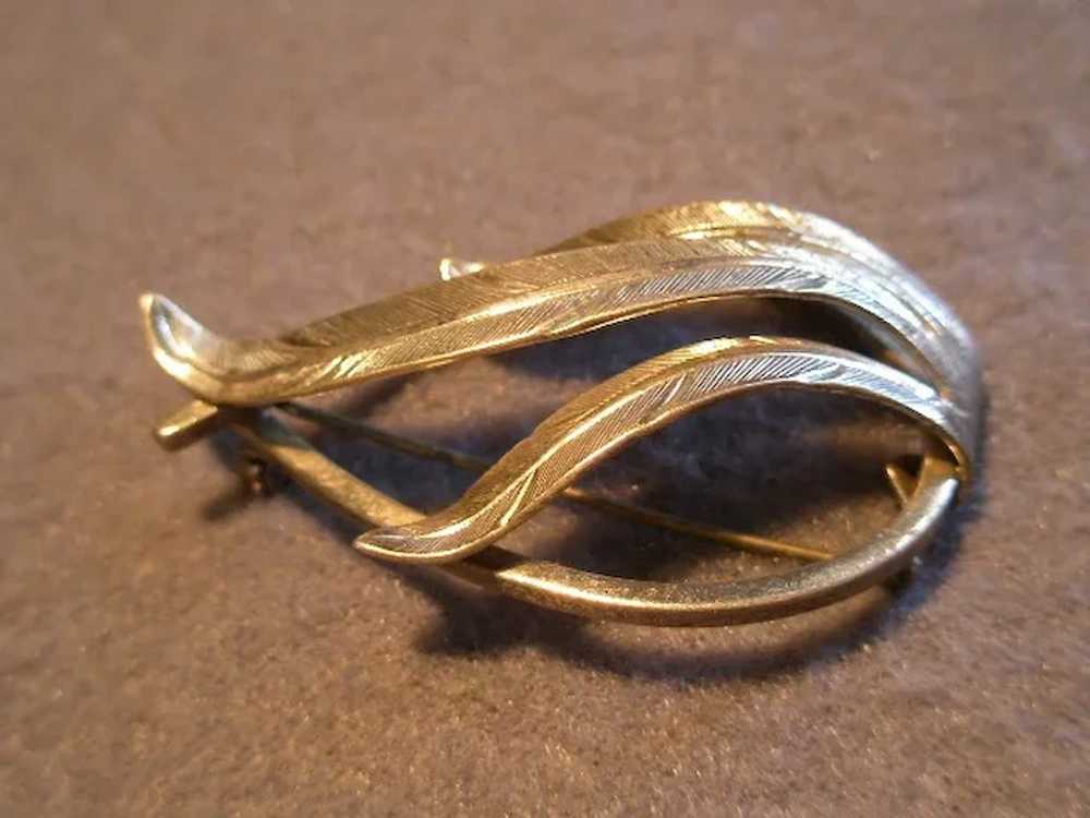 Danecraft Sterling Silver Mid-Century "Feather" M… - image 3