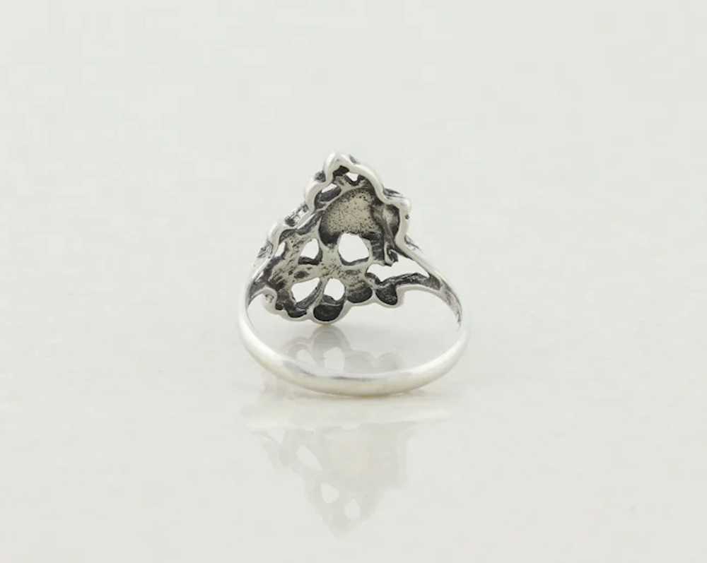 Sterling Silver Unicorn Ring Size 6 3/4 - image 7