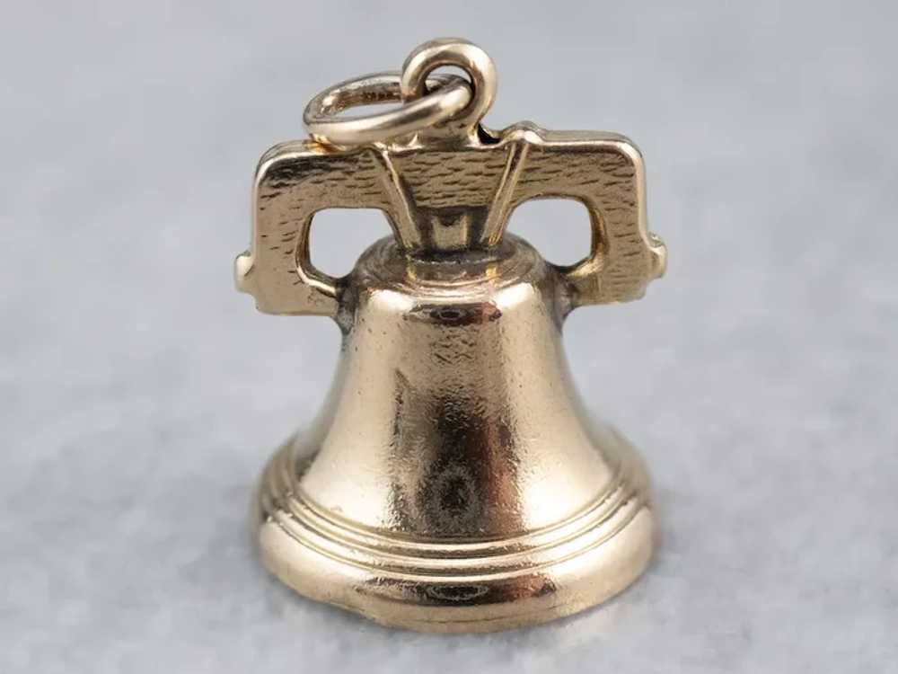 Historical Vintage Liberty Bell Charm - image 2