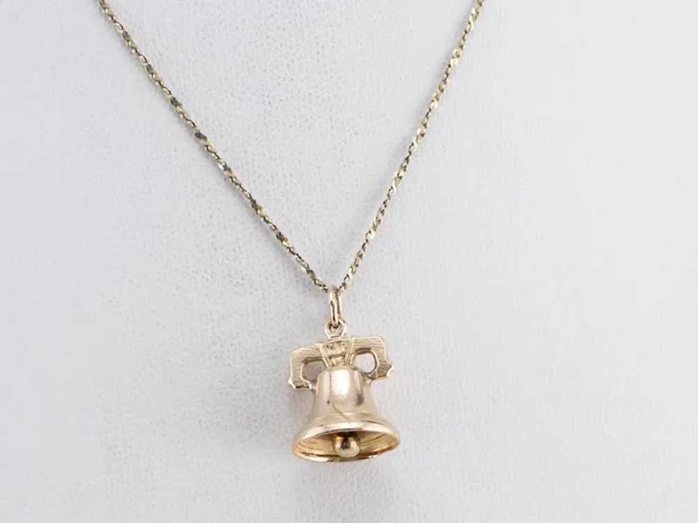 Historical Vintage Liberty Bell Charm - image 8