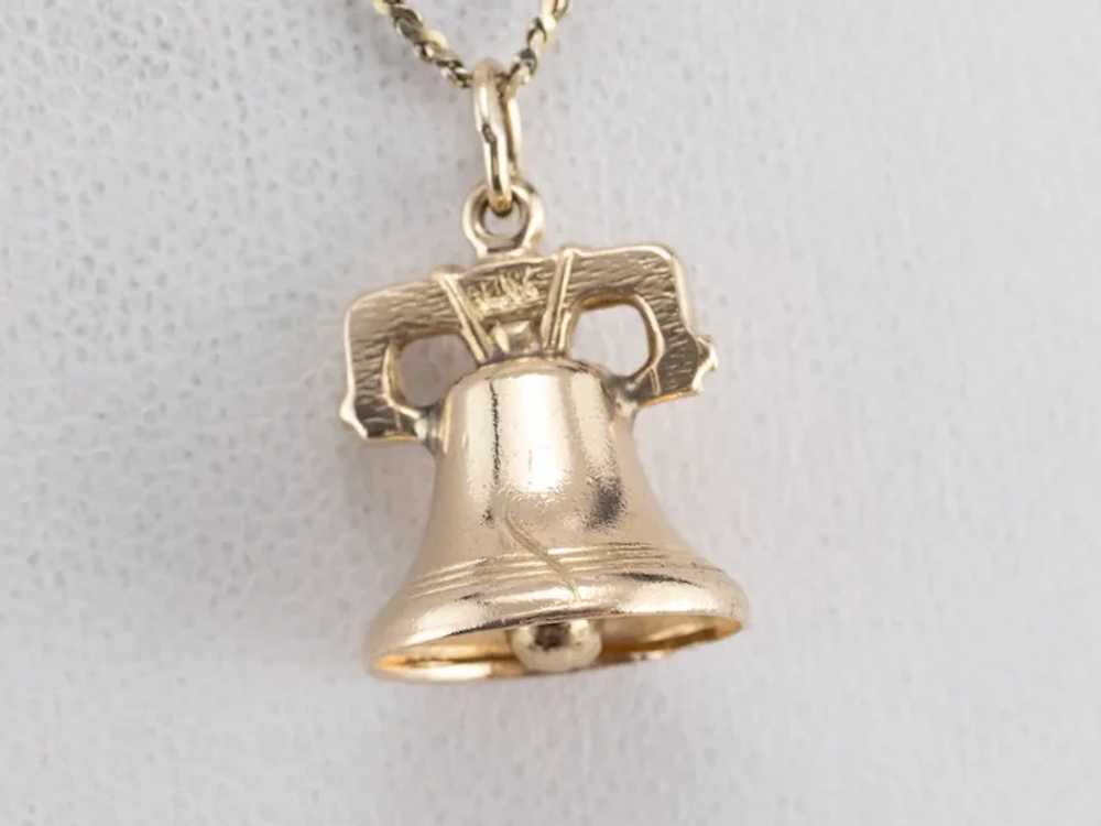 Historical Vintage Liberty Bell Charm - image 9