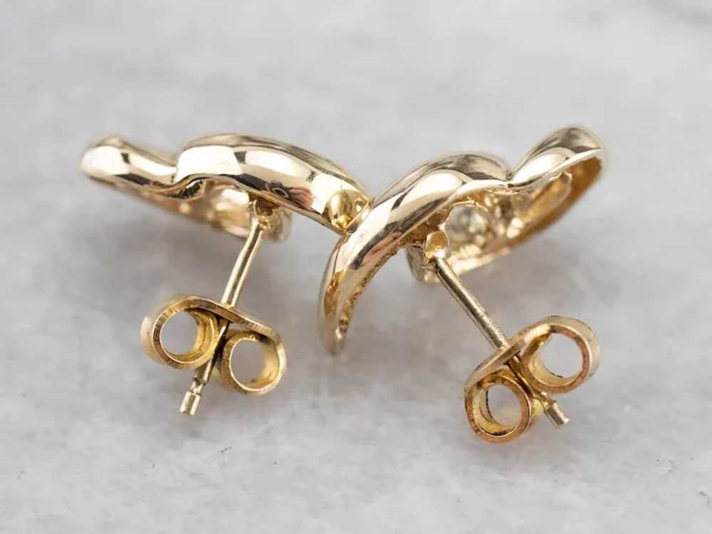 Modernist Stud Earrings - image 4