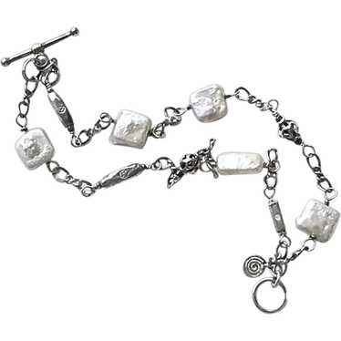 Sterling Silver, Fresh Water Pearl Bracelet