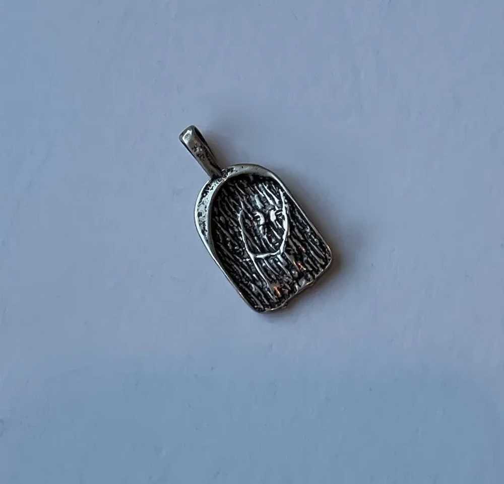 Sterling Silver Pendant Young Girl - image 2