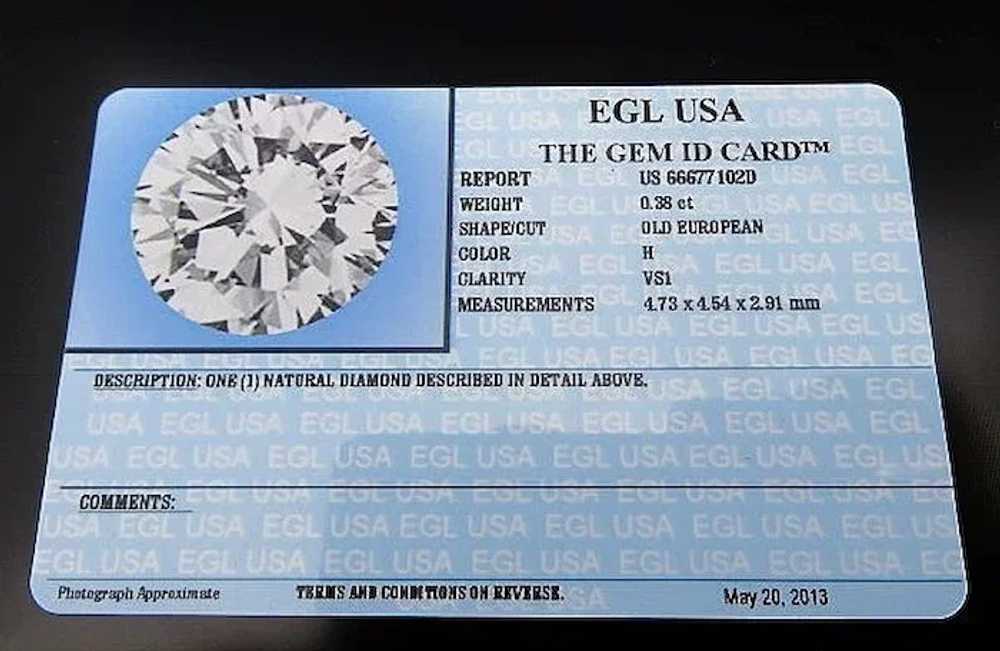 Outstanding 14K Art Deco Filigree Diamond Ring - image 9
