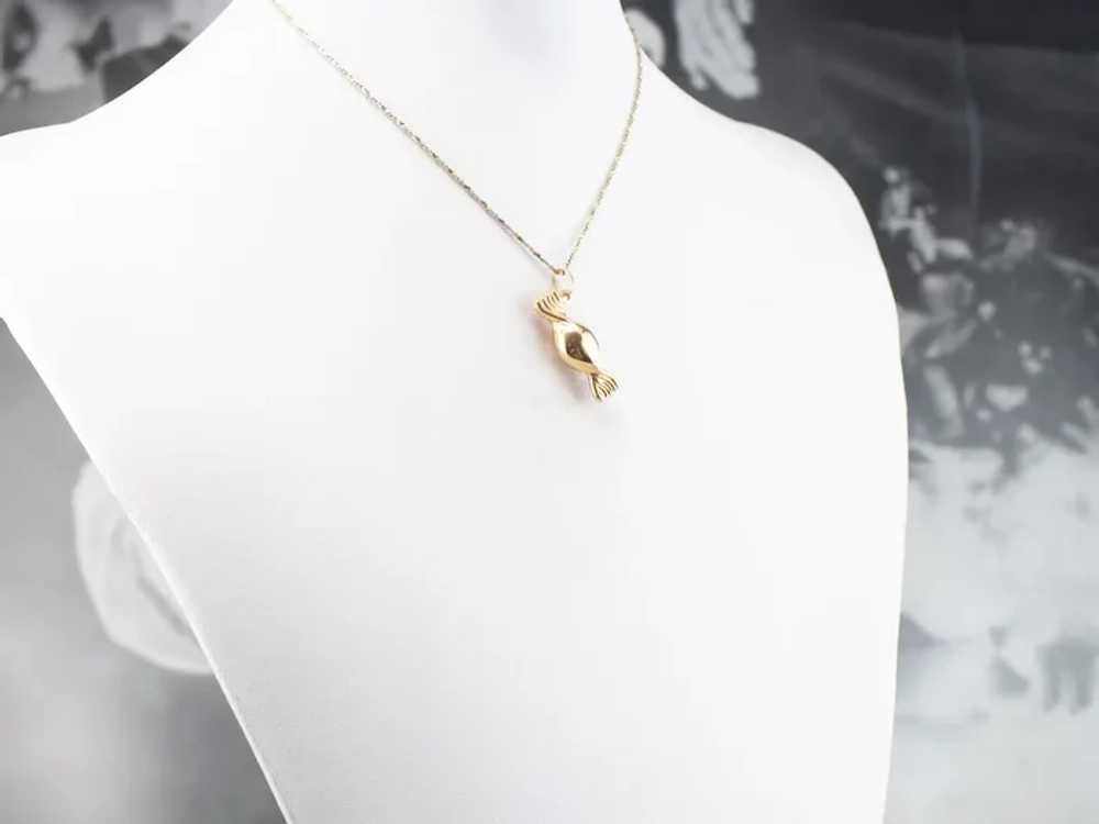 18K Gold Candy Charm - image 10