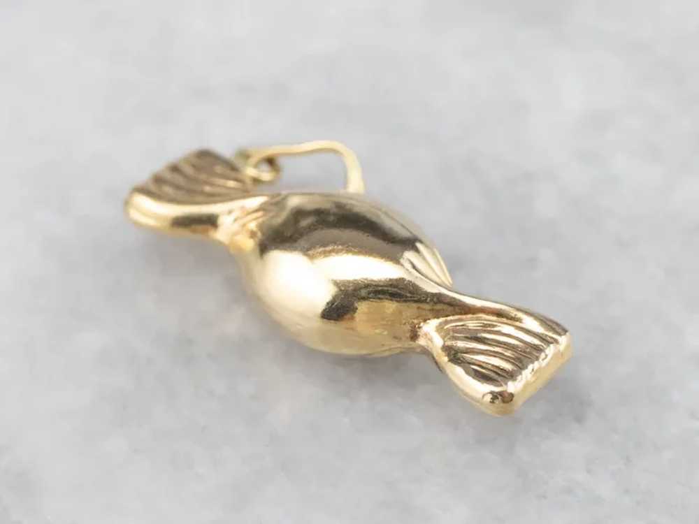 18K Gold Candy Charm - image 2