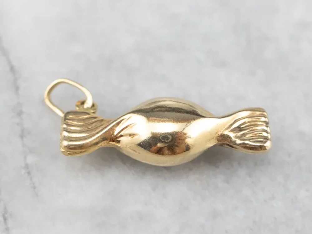 18K Gold Candy Charm - image 3