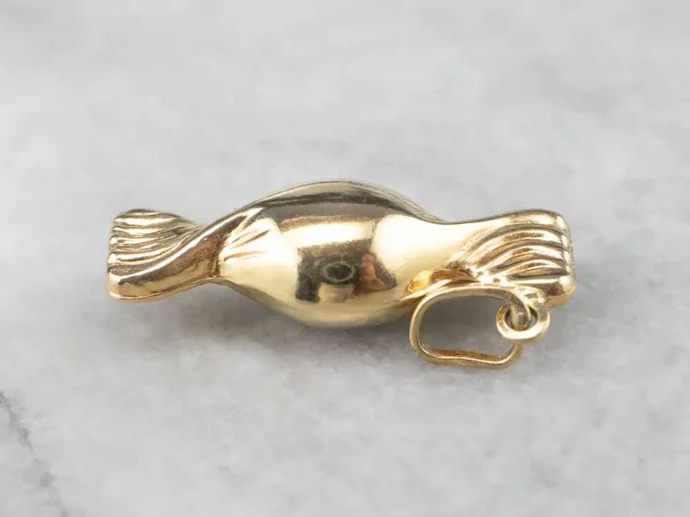 18K Gold Candy Charm - image 4