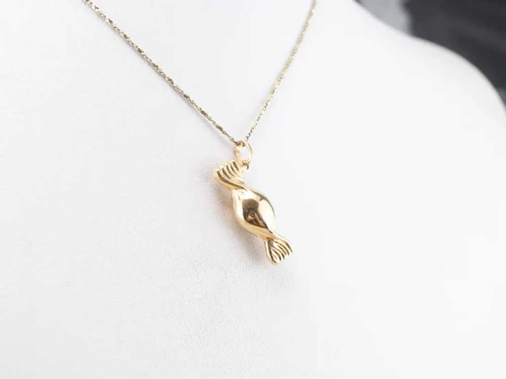 18K Gold Candy Charm - image 8