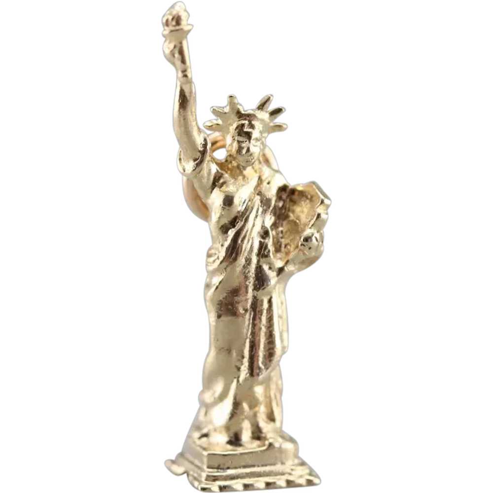 Our Lady Liberty, Statue of Liberty Charm or Pend… - image 1