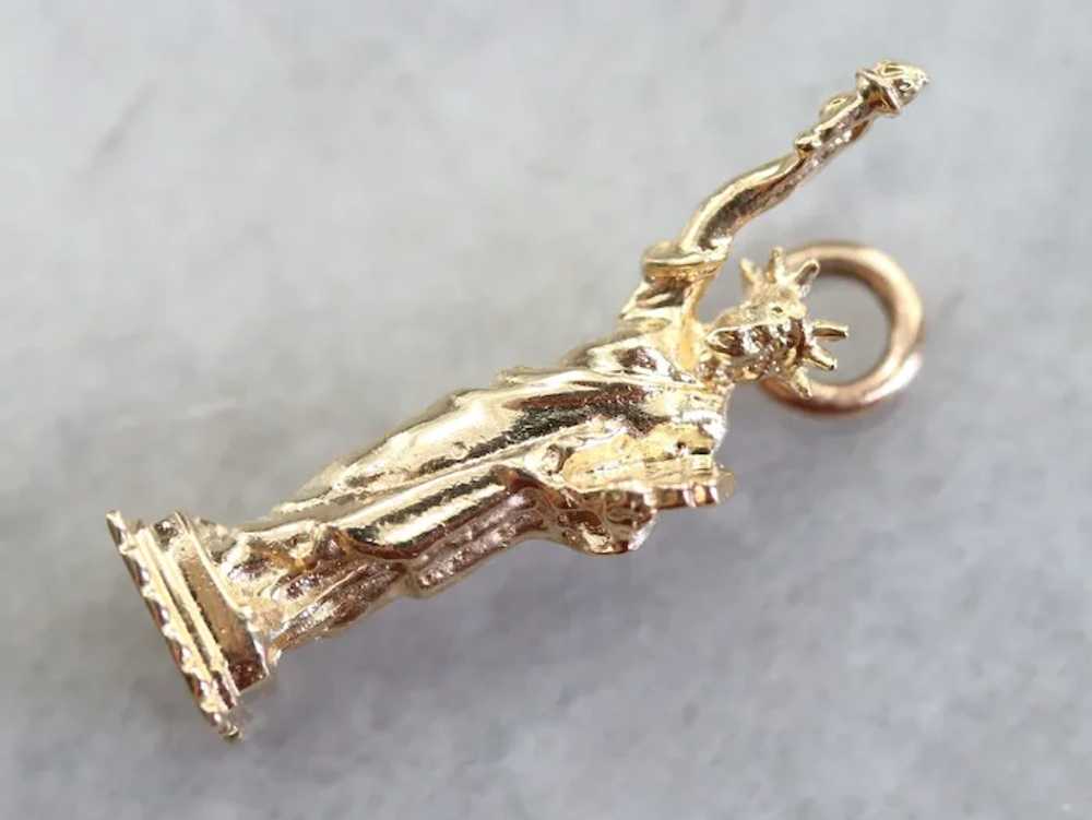Our Lady Liberty, Statue of Liberty Charm or Pend… - image 3