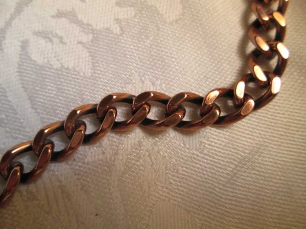 Renoir Linked Chain Necklace, Bracelet and Earrin… - image 4