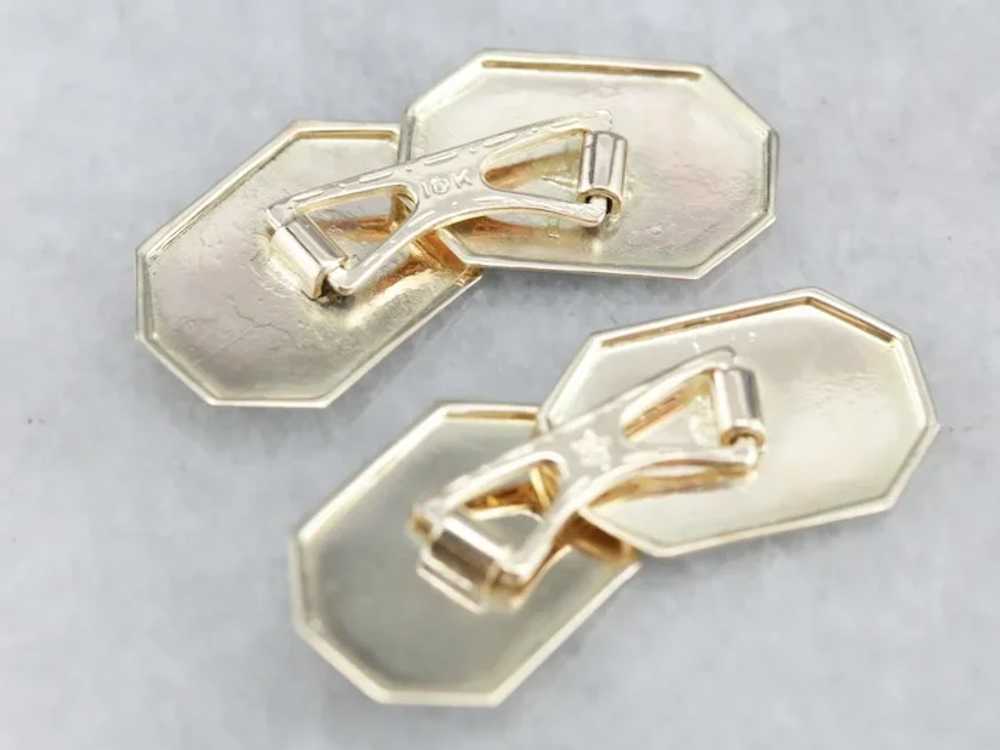 Vintage Etched Cufflinks - image 5