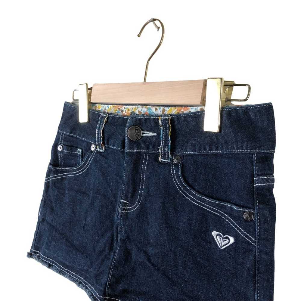 Vintage Vintage Roxy Surfing Denim Jeans Skirt - image 5