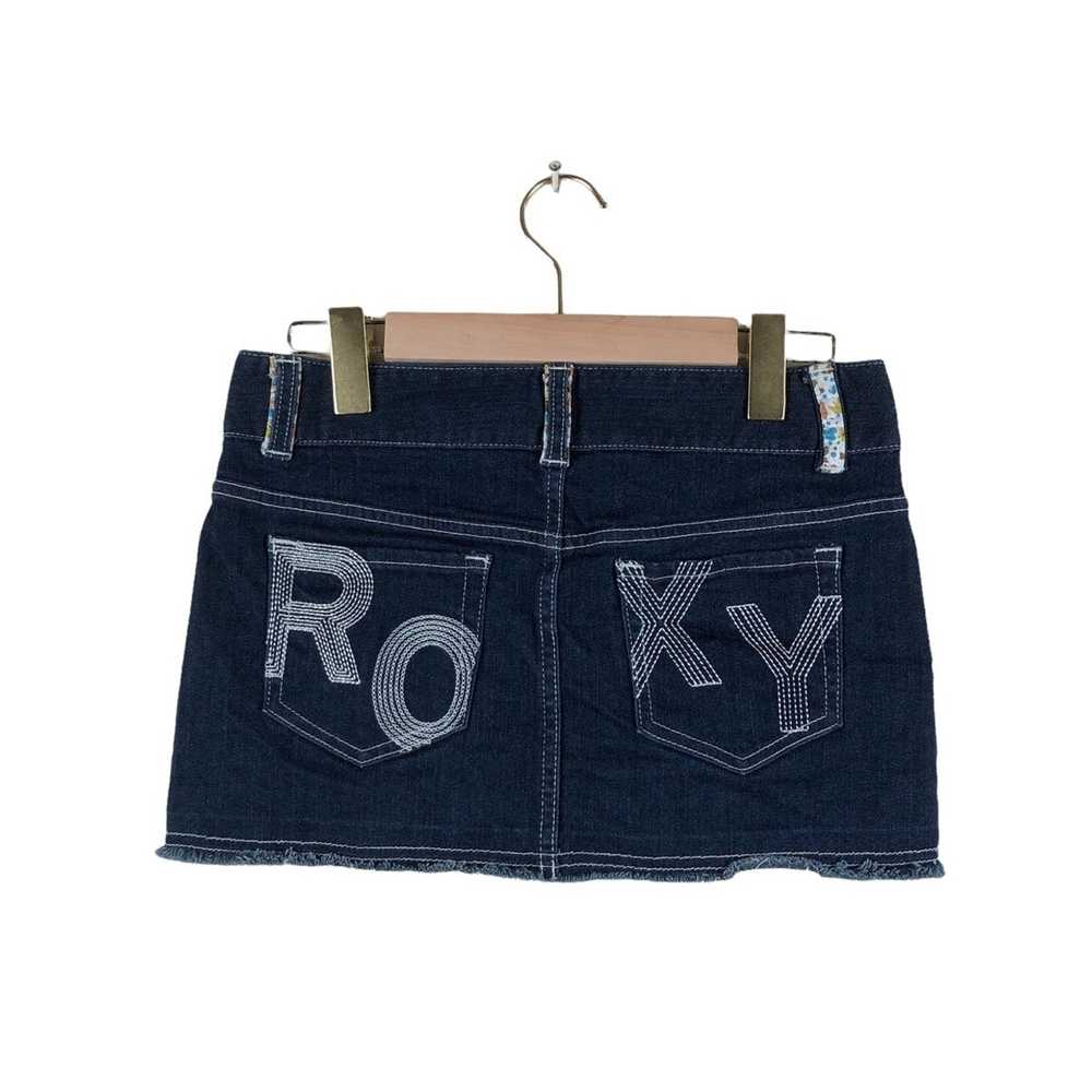 Vintage Vintage Roxy Surfing Denim Jeans Skirt - image 6