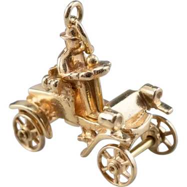 Vintage 14 Karat Gold Model-T Charm - image 1