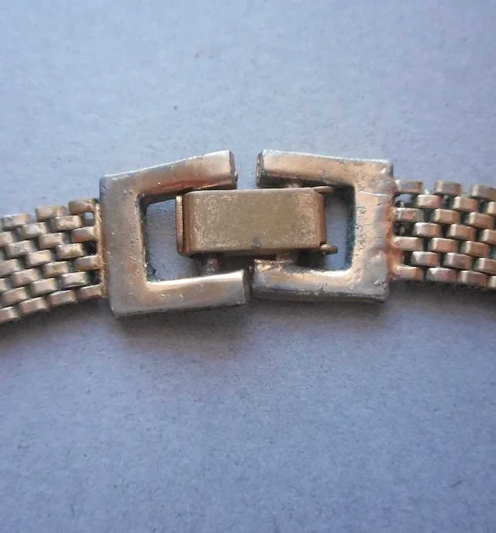 Victorian Revival Mesh Necklace Circlet Tab Drop … - image 10