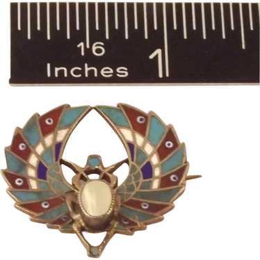 Egyptian Revival Winged Scarab Figure - image 1