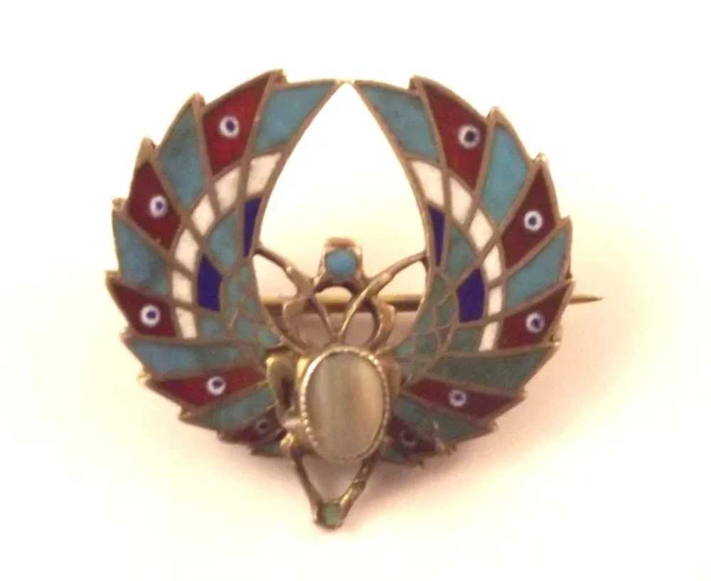 Egyptian Revival Winged Scarab Figure - image 2