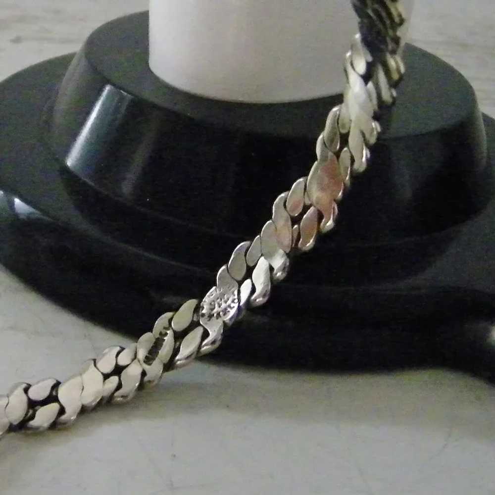 Taxco Sterling Silver Bangle Bracelet 16.2 grams - image 3