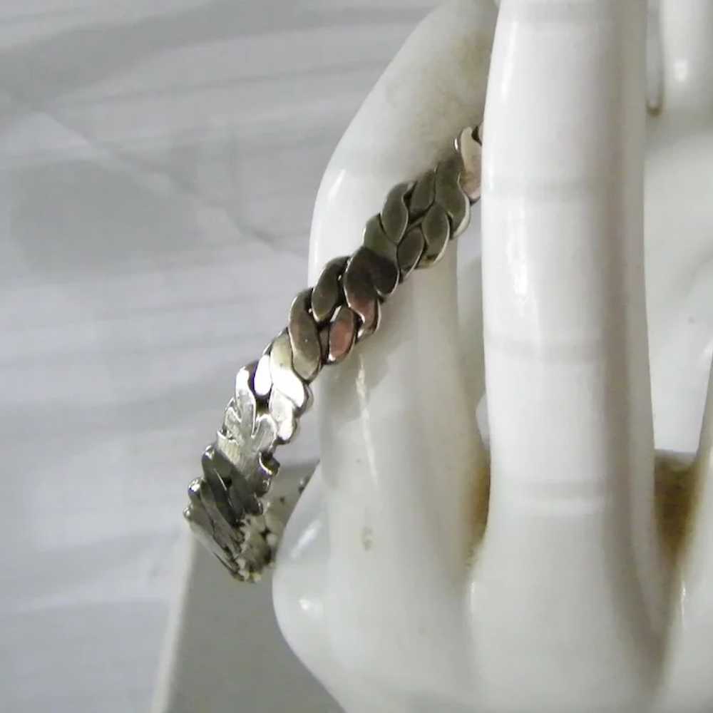 Taxco Sterling Silver Bangle Bracelet 16.2 grams - image 4