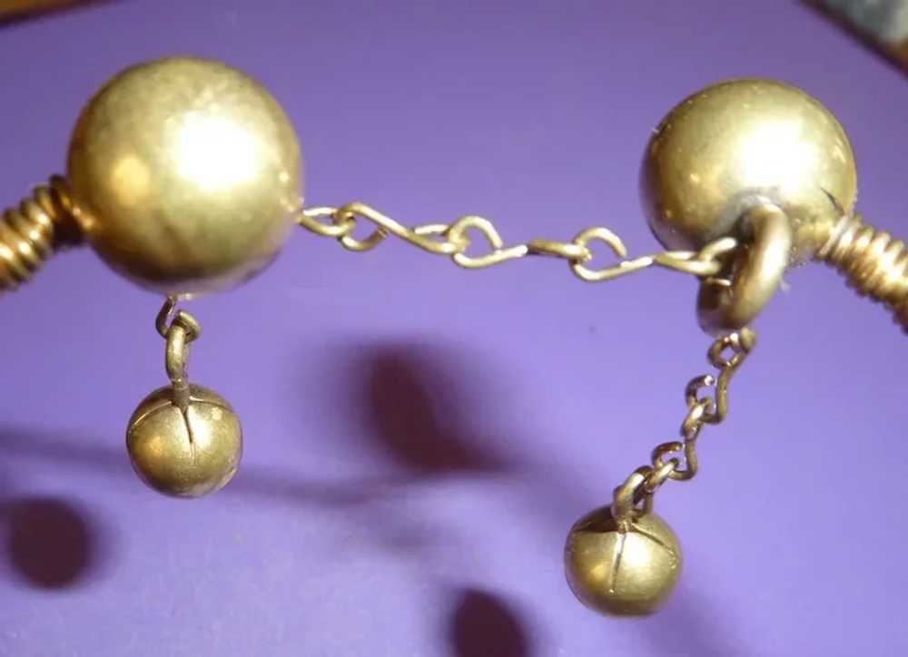 Unusual 1930’s Twisted Brass Wire Bracelet - image 4