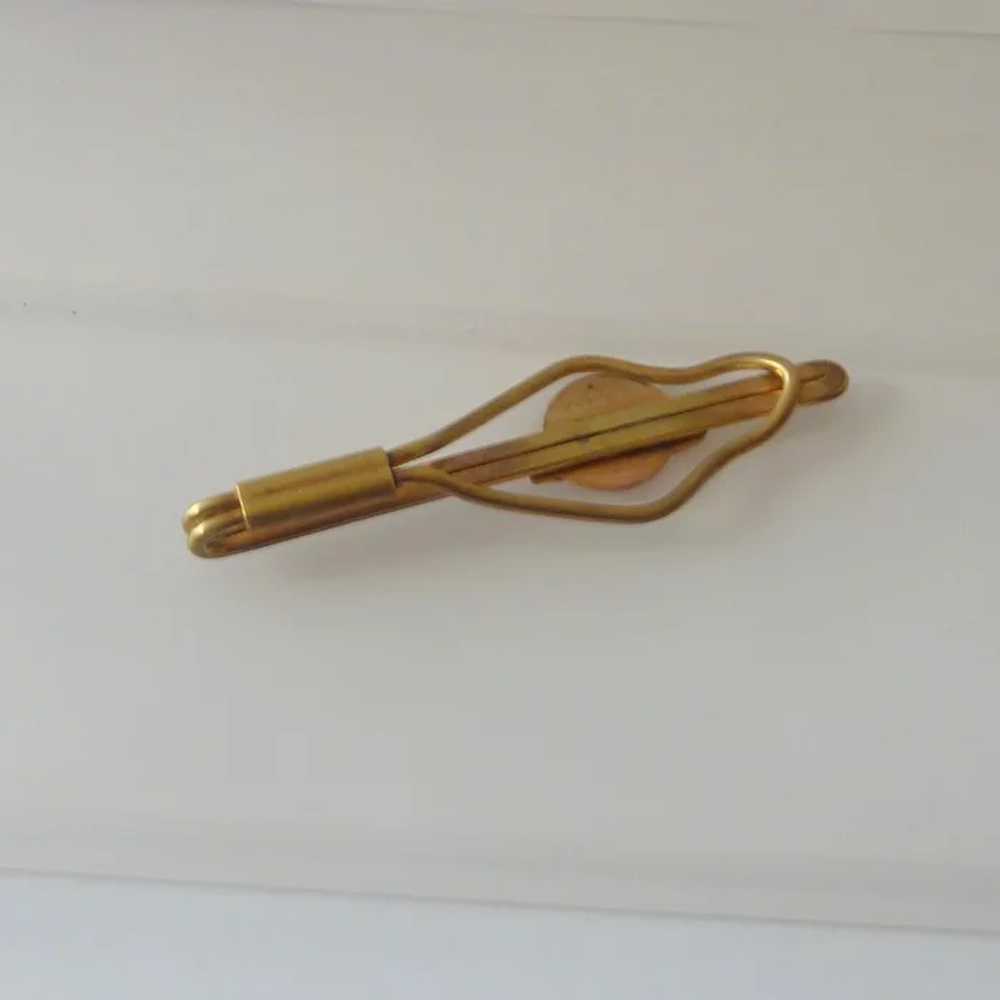 Flying Eagle Gold Tone  Tie Clip 1920’s - image 2