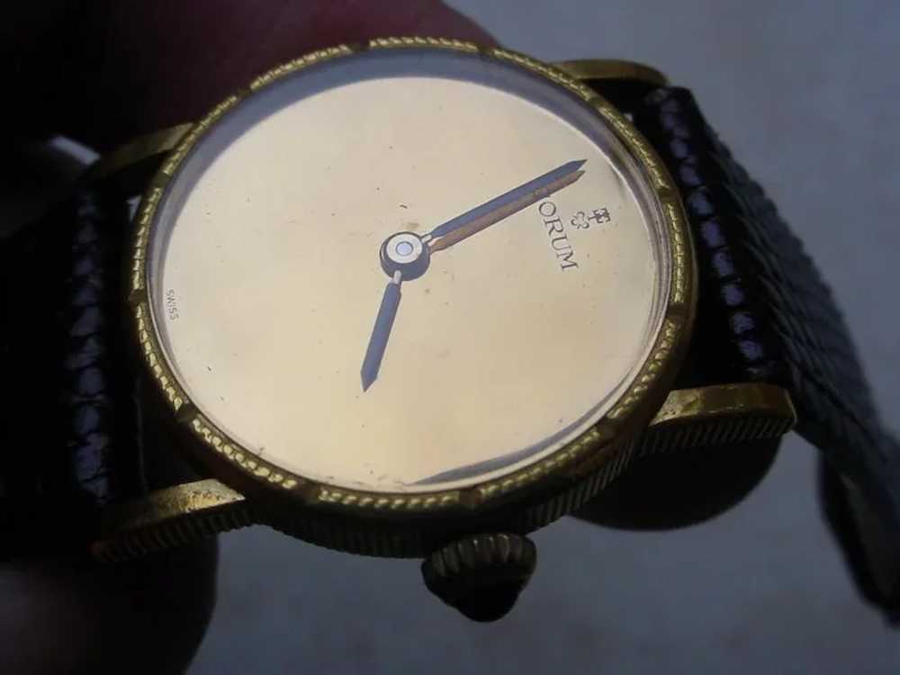 Corum 18K Gold Ladies Watch w/ High Grade Movement - image 3