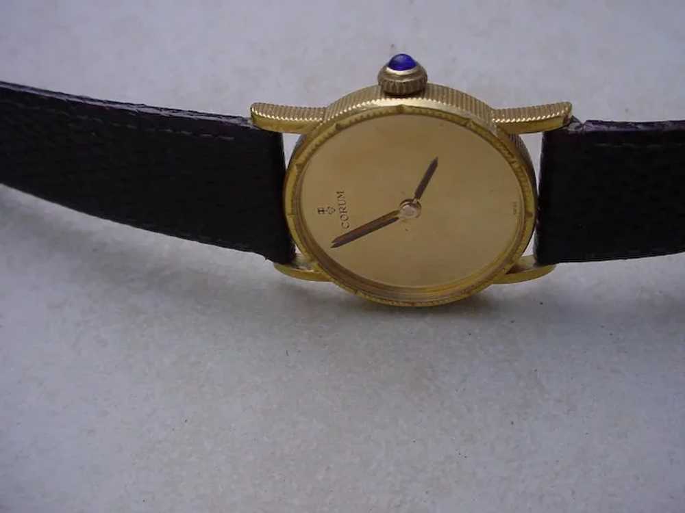 Corum 18K Gold Ladies Watch w/ High Grade Movement - image 4