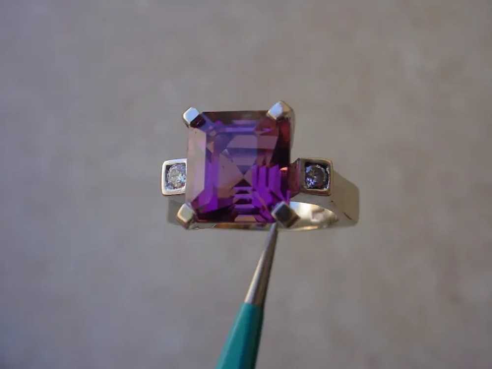 Beautiful 6.5 Carat Emerald Cut Pink Tourmaline S… - image 3