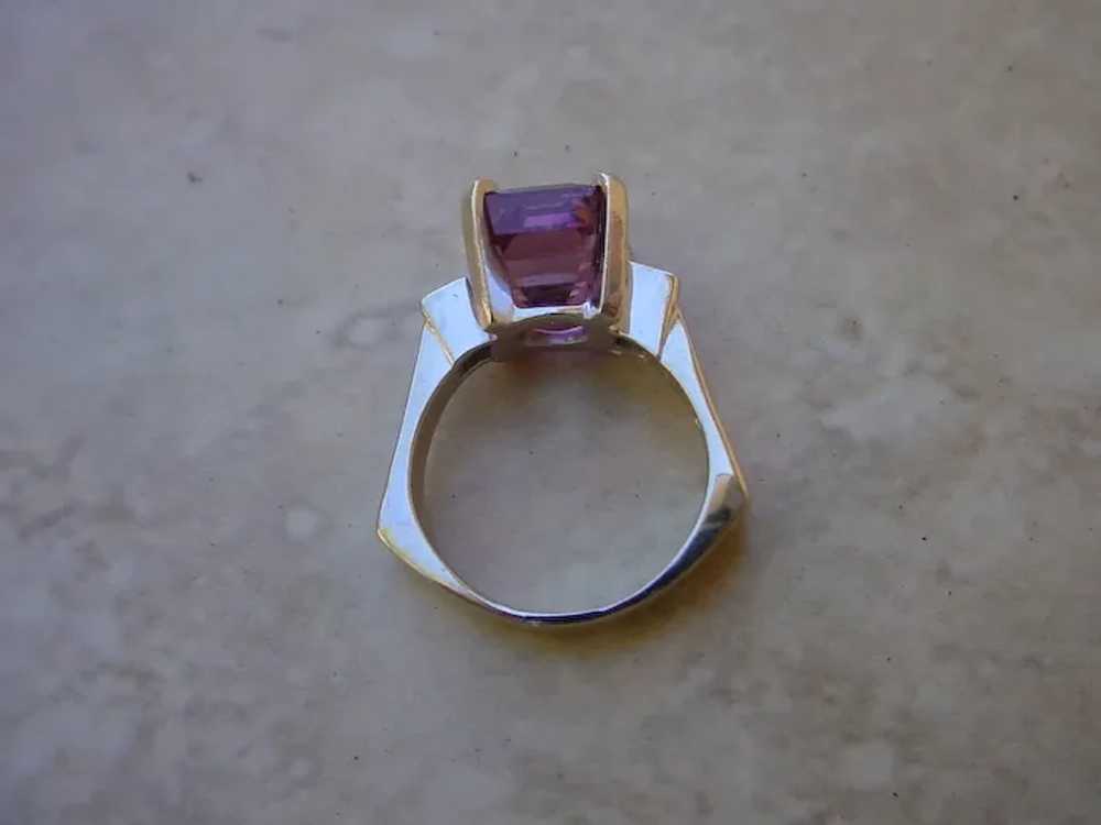 Beautiful 6.5 Carat Emerald Cut Pink Tourmaline S… - image 7