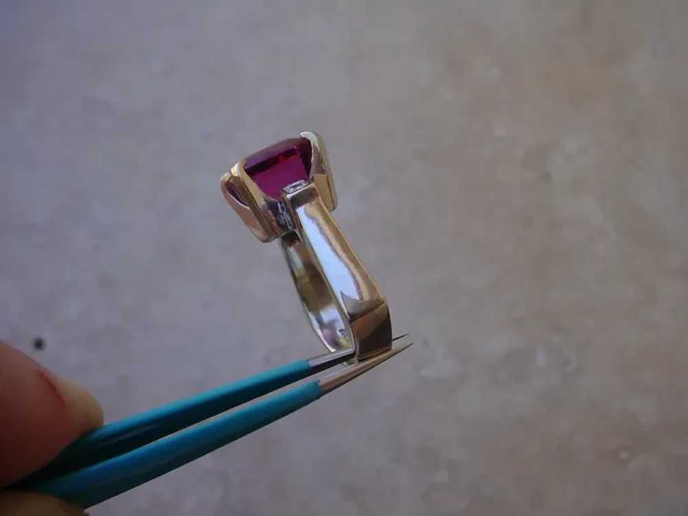 Beautiful 6.5 Carat Emerald Cut Pink Tourmaline S… - image 8