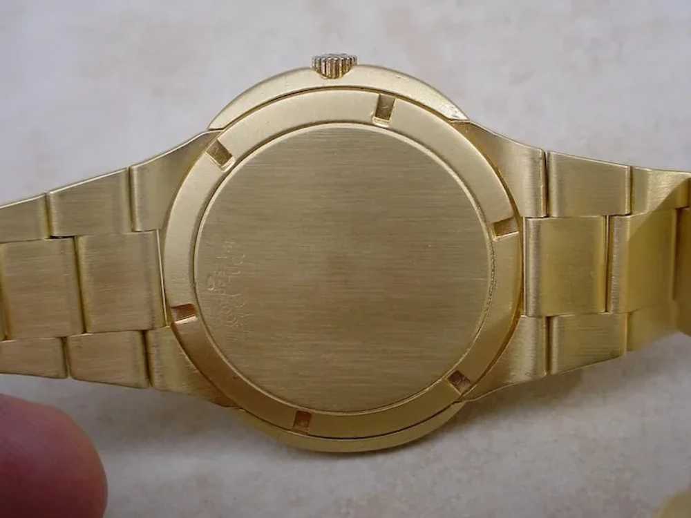 Extremely RARE 1970s Omega Dynamic 18K Solid Gold… - image 7