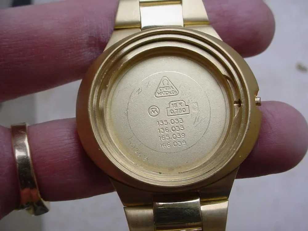 Extremely RARE 1970s Omega Dynamic 18K Solid Gold… - image 8