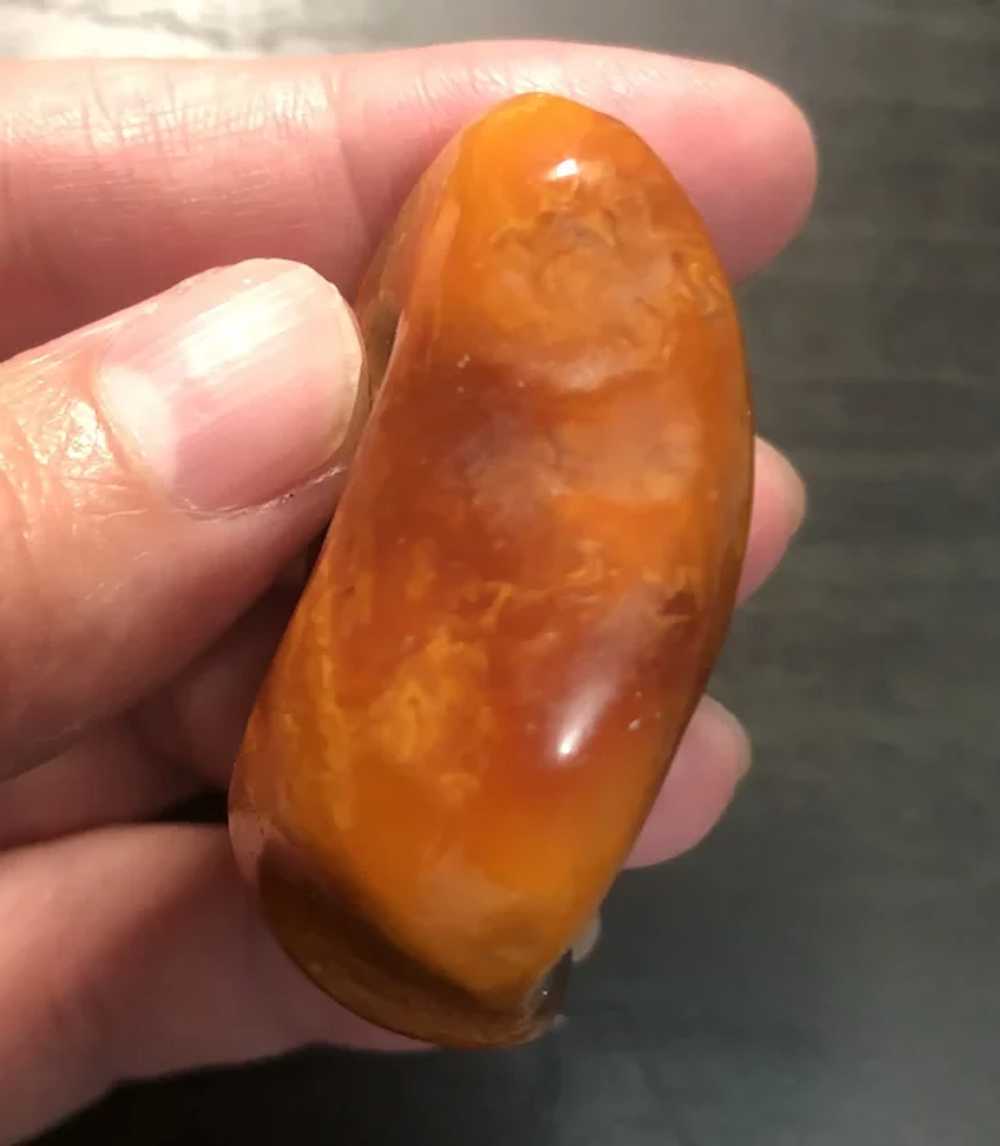 Gorgeous Vintage Natural Amber Pendant - image 4