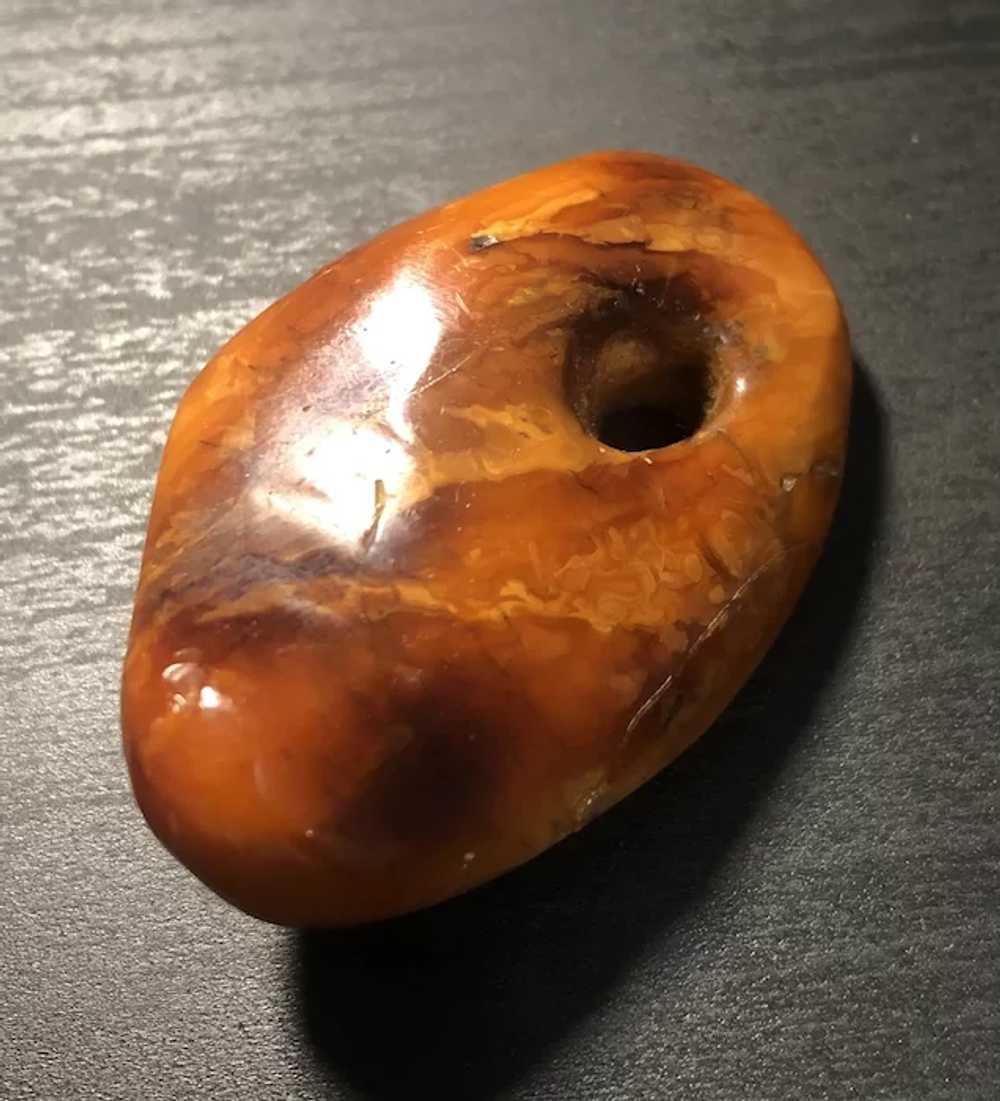 Gorgeous Vintage Natural Amber Pendant - image 6