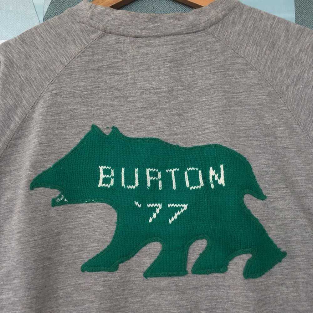 Burton × Japanese Brand × Vintage Burton Sweatshi… - image 4