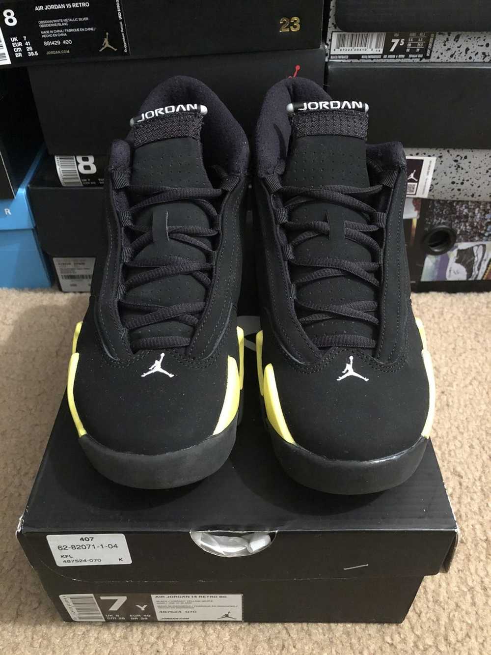 Jordan Brand Air Jordan 14 Retro BG Thunder - image 1