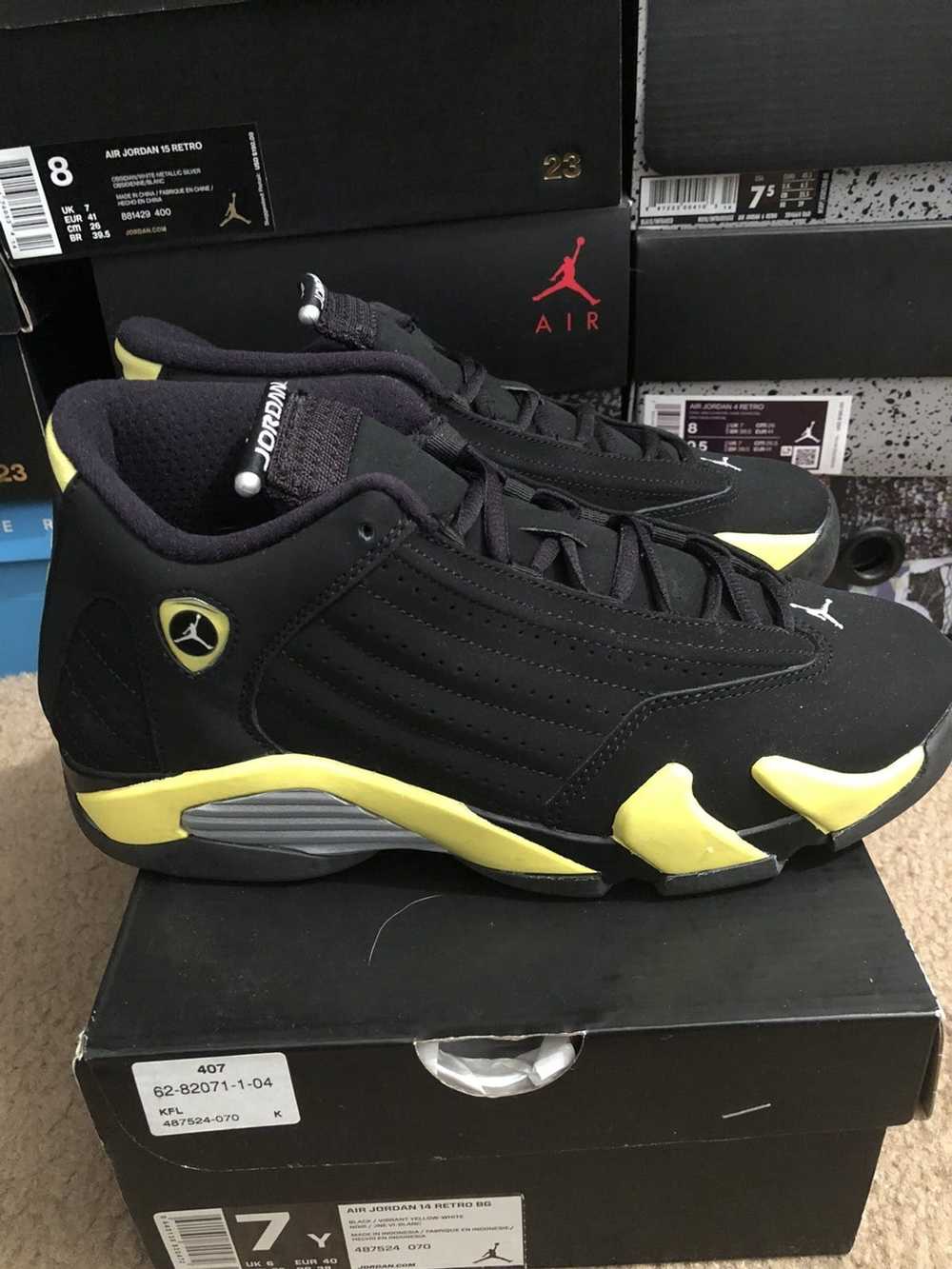 Jordan Brand Air Jordan 14 Retro BG Thunder - image 2