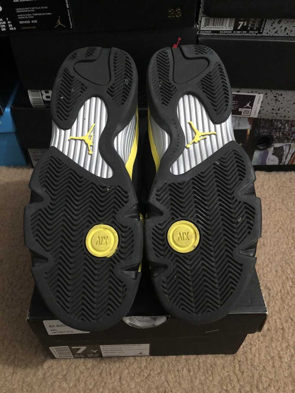 Jordan Brand Air Jordan 14 Retro BG Thunder - image 6