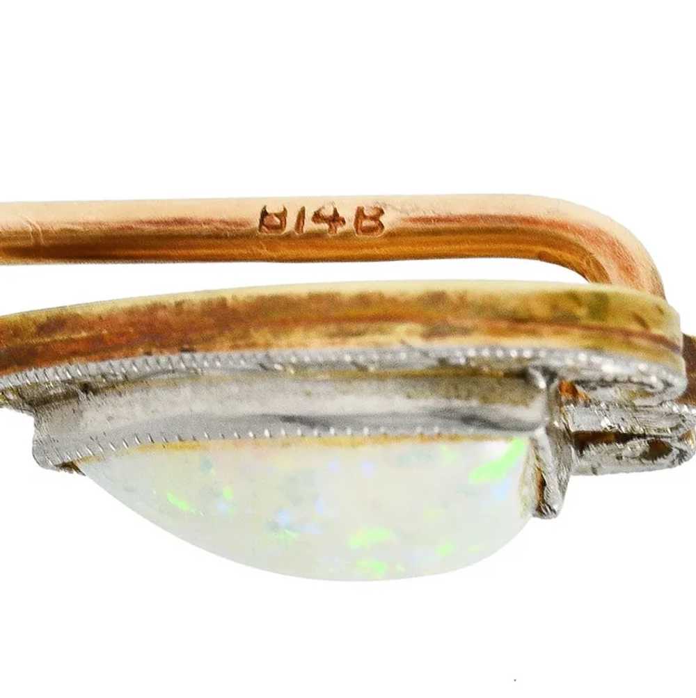 Bitterman Bros. Edwardian Opal Platinum-Topped 14… - image 6