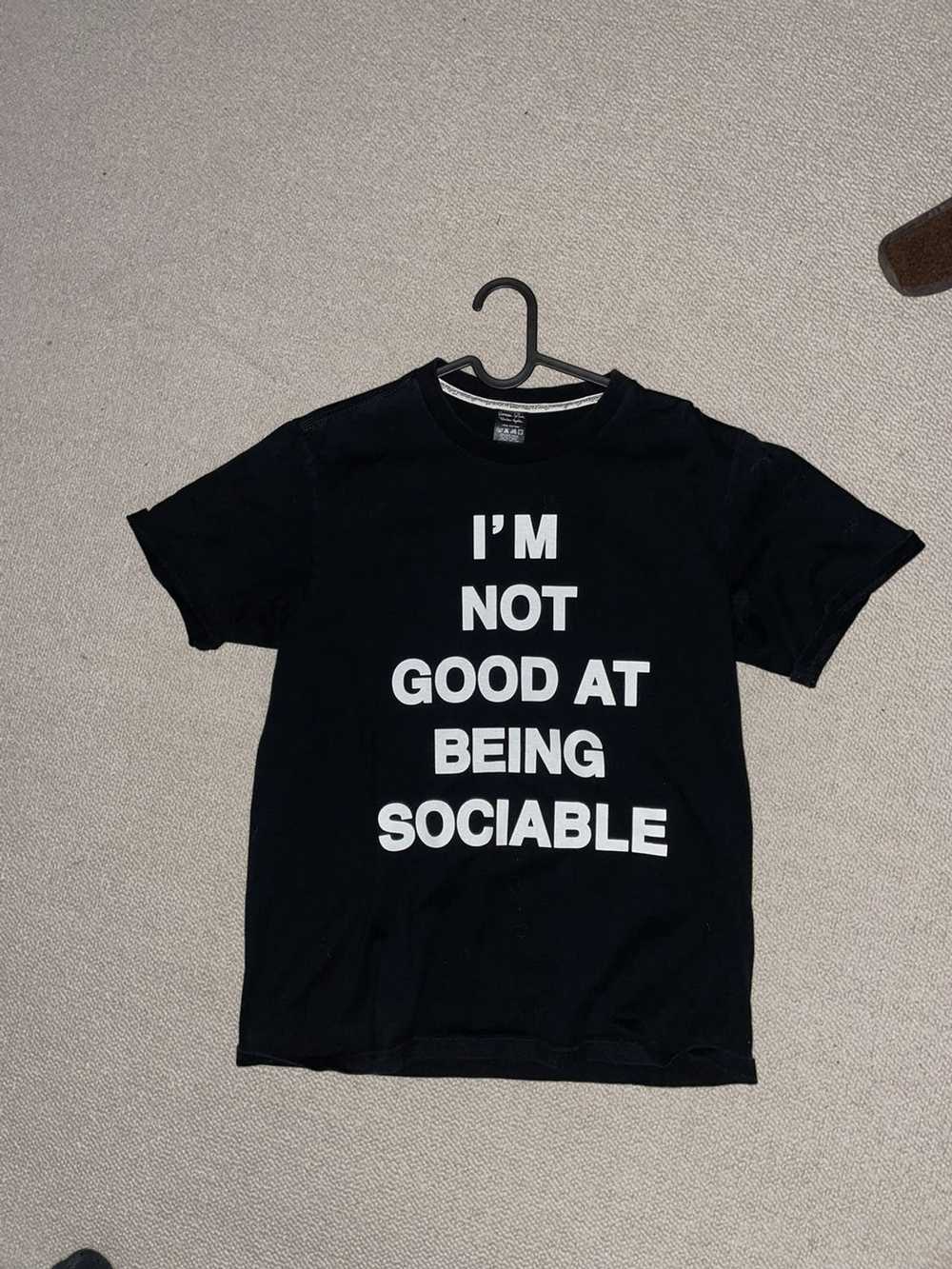 Number (N)ine S/S 09 “I’m Not Good At Being Socia… - image 1