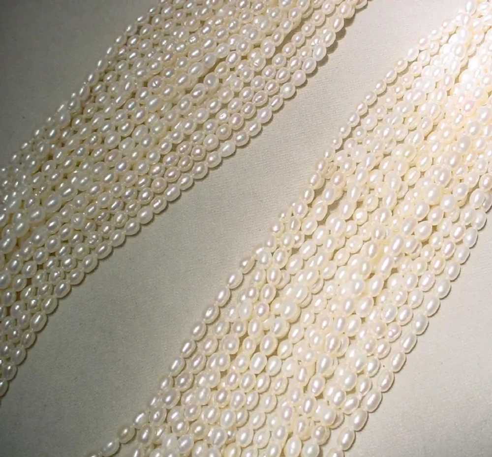 Massive Extra Fine Biwa Cultured Pearl Necklace T… - image 4