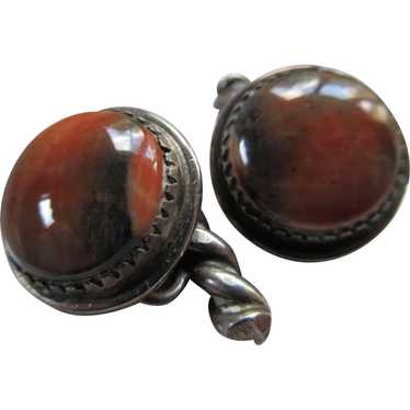 Vintage Natural Stone Cufflinks