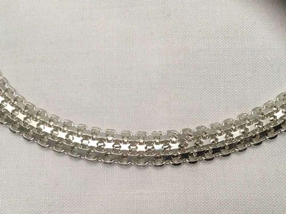 Exquisite Sterling Silver Necklace - 39 grams - image 2